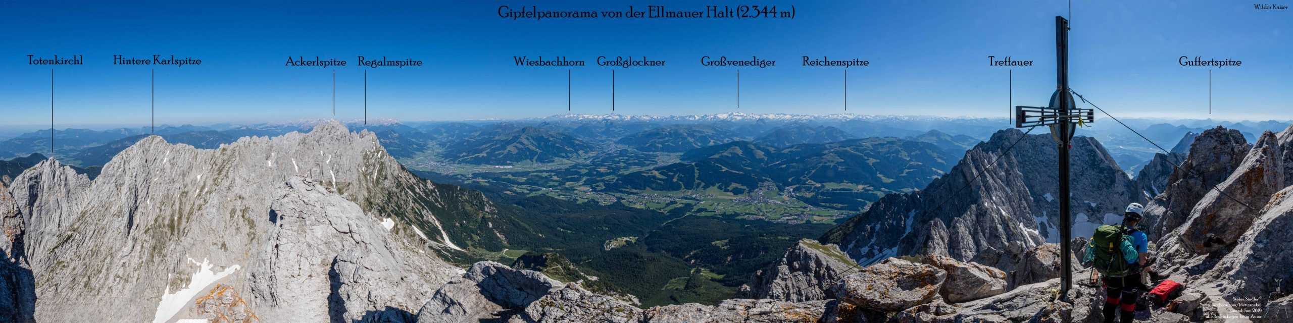 360 Grad Rundblick im Wilden Kaiser