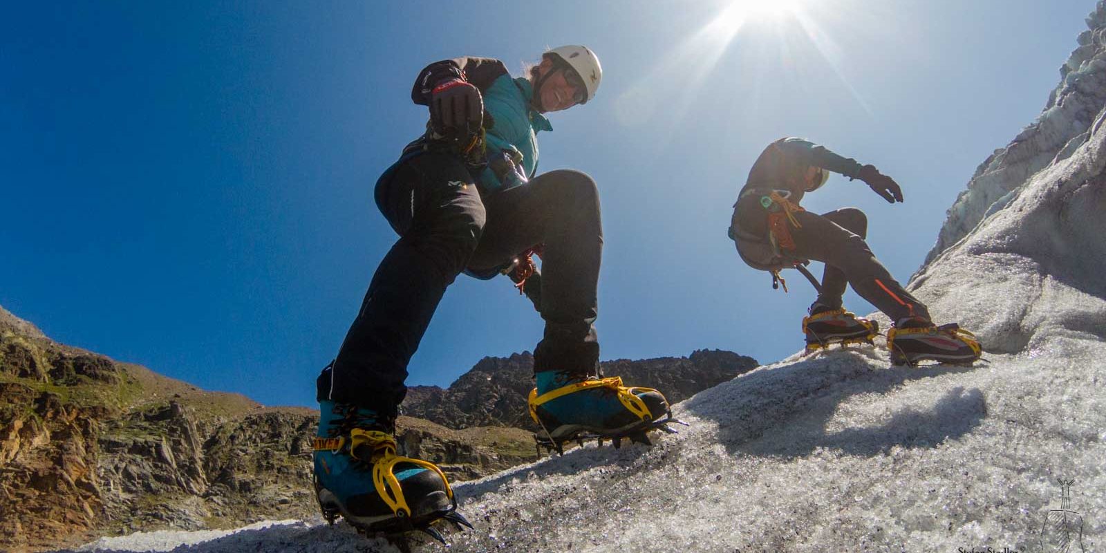 Steigeisentraining am Gepatschferner