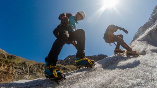 Steigeisentraining am Gepatschferner
