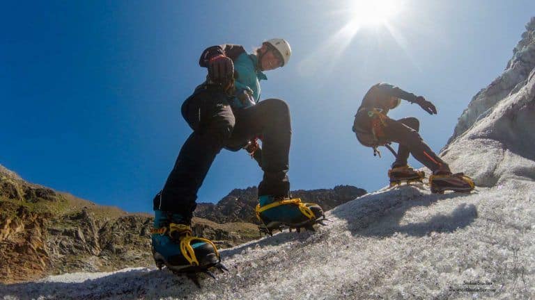 Steigeisentraining am Gepatschferner