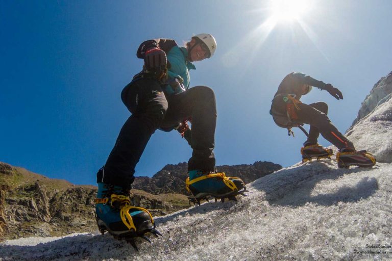 Steigeisentraining am Gepatschferner