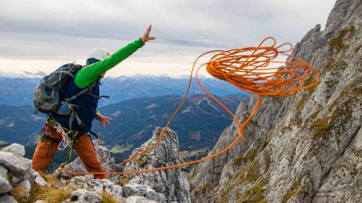 Vierrinnengrat abseilen