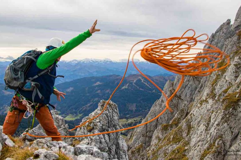 Vierrinnengrat abseilen