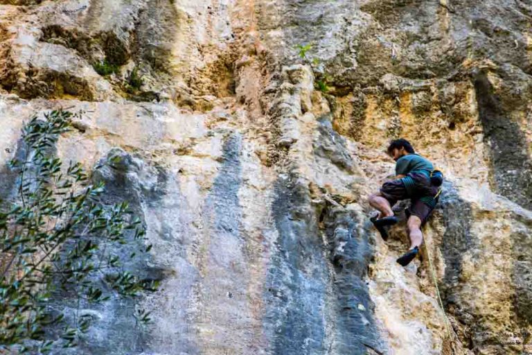 Klettergraten Caimari auf Mallorca
