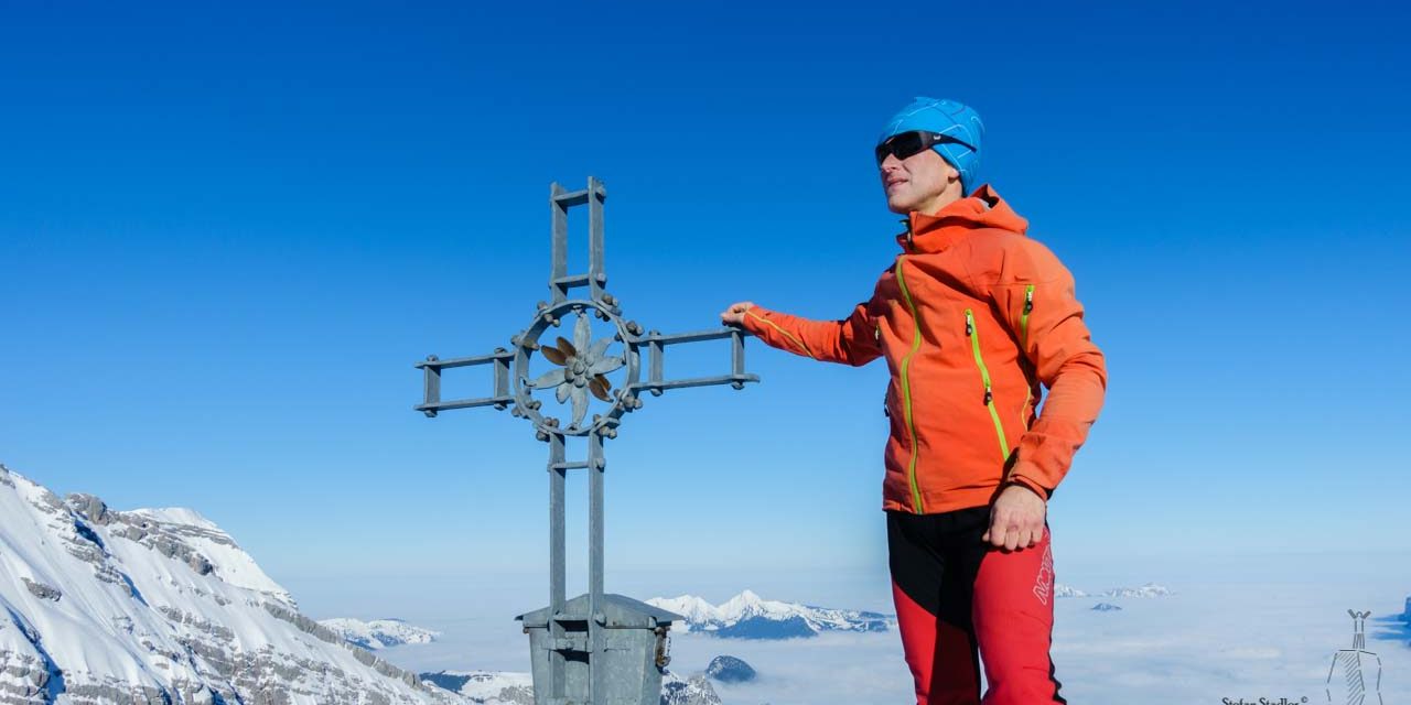 Stefan Stadler am Loferer Schihörndl
