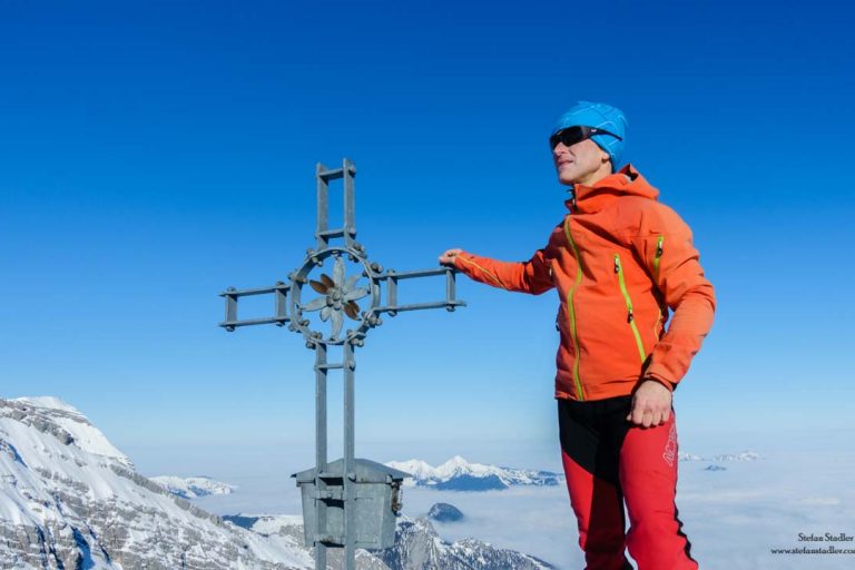 Stefan Stadler am Loferer Schihörndl