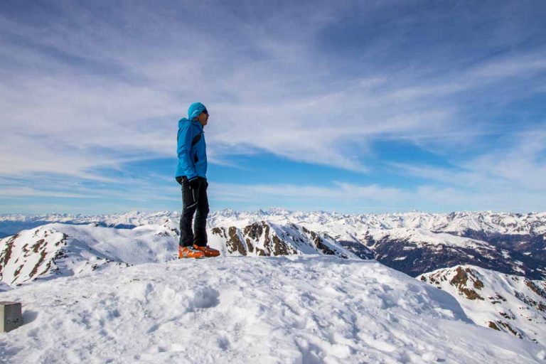 Ausblick bis zu den 3 Zinen