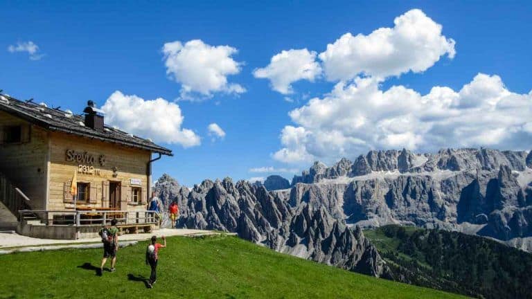 An der Stevio Hütte in Südtirol