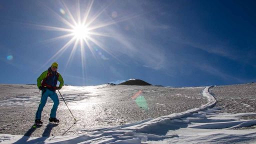 Auf Eis zum Kraterrand des Etna.