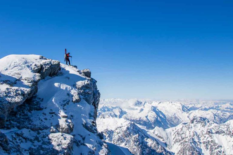 Sehr ausgesetzt am Watzmanngrat