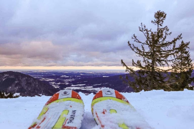 Aussicht vom Unternberg bei der Skitour