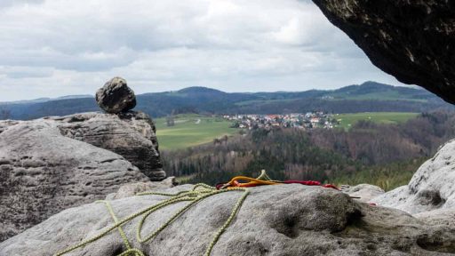 Aussicht in der Sächsischen Schweiz.