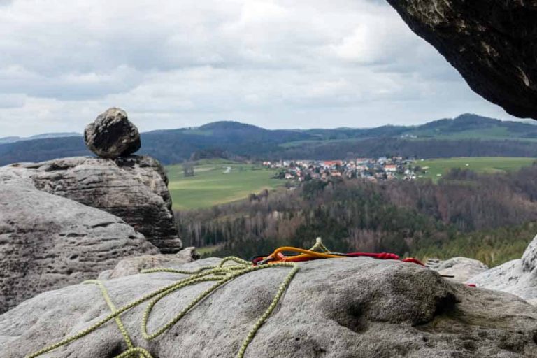 Aussicht in der Sächsischen Schweiz.