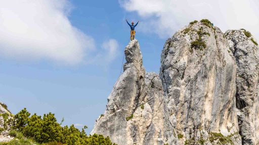 Jubelpose im Chiemgau.