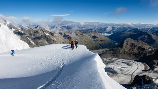 Schöne Hochtour in der Bernina.