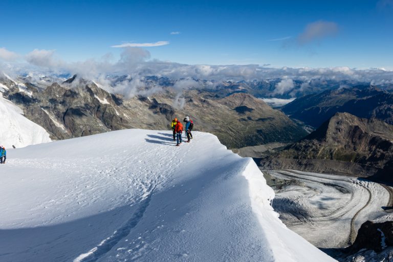 Schöne Hochtour in der Bernina.