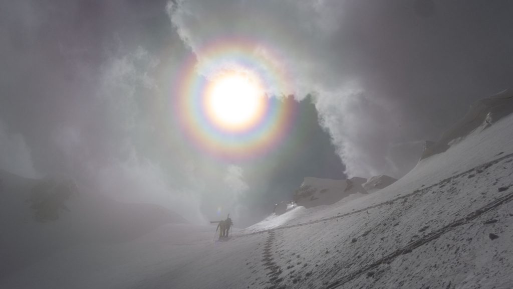 Kreise in Regenbogenfarben.