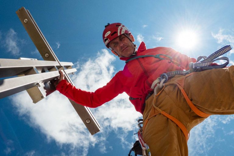 Beeindruckender Blick in die Nordwand von der Westlichen Zinne.