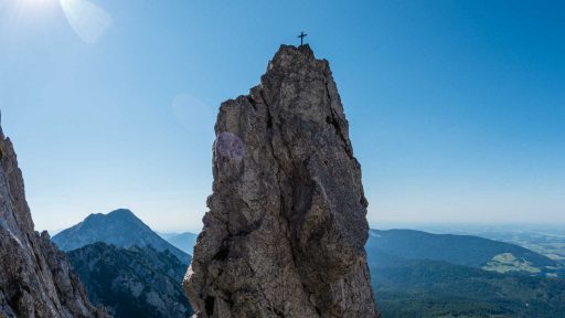 Den Turm zu erklettern ist ein kleines Abenteuer.