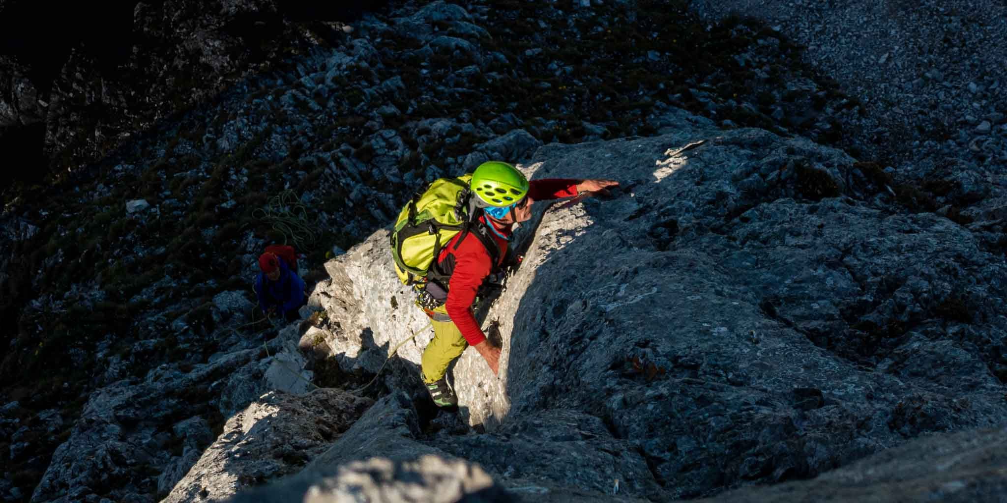 Guter Fels an der Vordernberger Griesmauer.