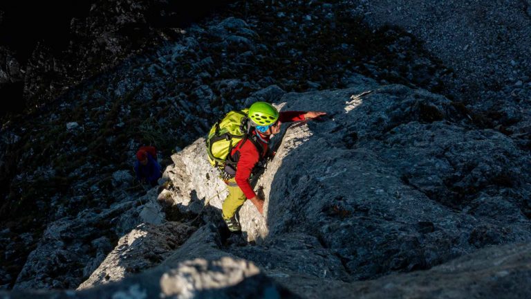 Guter Fels an der Vordernberger Griesmauer.